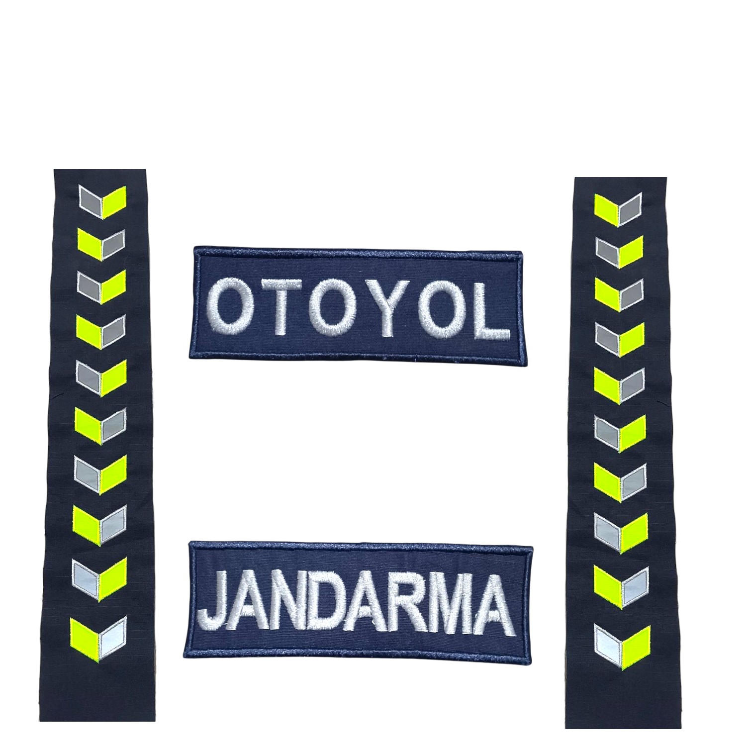 Otoyol Jandarması Paça Reflektörü ve Cep Yazıları
