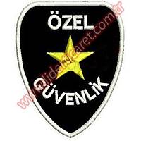 Özel Güvenlik Arması Sarı Yıldızlı
