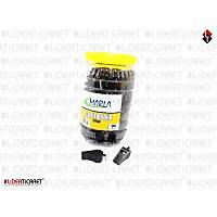 D�d�k Plastik MARLA 100'l� Kavanozlu Siyah Renk