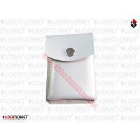 Ta��nabilir �arj Cihaz� K�l�f� Beyaz Renk Deri