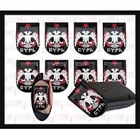 Sticker �arj�r Kapa�� �ift Ba�l� Kartal G�kt�rk�e T�RK Yaz�l�( 4 Adet )