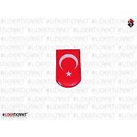 Sticker Şarjör Kapağı Türk Bayrağı Arması ( 4 Adet )