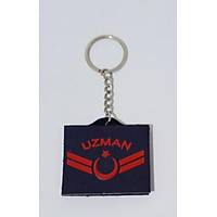 Uzman �avu� Anahtarl�k �ift Tarafl� 3D Silikon Kabartmal�