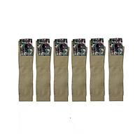 �ZLEN Nano Bej Renk Uzun Kon�lu Havlu K��l�k Askeri �orap 6'l� Paket