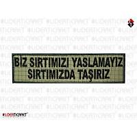 '' SIRTIMIZDA TA�IRIZ'' Yaz�s� C�rtl� Nak�� ��leme K���k Boy