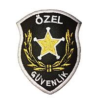 �zel G�venlik Armas� Defne Yaprakl� Sar� Nak�� ��leme G���s Armas�