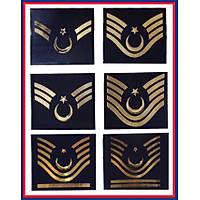 Minyat�r 3D Yeni Model PVC Astsubay G���s R�tbeleri C�rtl�