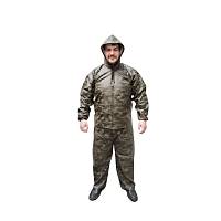 Ya�murluk Kamuflaj Desen Kap��onlu  Alt-�st Tak�m Tam Fermuar(Standart Beden)