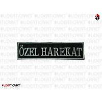 '' �ZEL HAREKAT '' Bacak K�l�f� Yaz�s� C�rtl� Siyah/Beyaz Renk