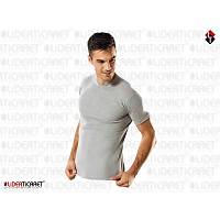 A��k Gri Renk Spor Ti��rt� (S�f�r Yaka Fanila 1.Kalite)