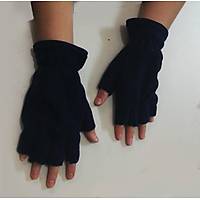 Eldiven Polar Kesik Parmakl� Lacivert Renk