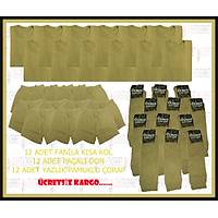 Asker �ama��r ve Haki �orap Set 1