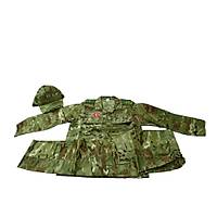 Azerbeycan Asker �ocuk Elbisesi Multicam Kamuflaj Renk Tak�m