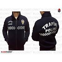 Polar Trafik Polisi Montu Reflekt�rl� Armal� Slim-fit Kesim Siyah Renk