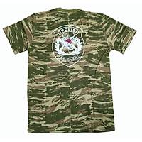 P�H Kamuflaj Renk Ti��rt �n-Arka Bask� Armal� Penye Kuma�