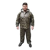 Ya�murluk Kamuflaj Desen Kap��onlu  Alt-�st Tak�m Yar�m Fermuar (Standart Beden)