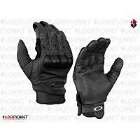 Tactical Parmak Eldiven Siyah Renk Kemikli