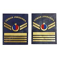 Yeni Jandarma Asayi� Uzman Jandarma 8.Kademeli  Plastik R�tbe Lacivert Renk