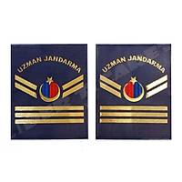 Yeni Jandarma Asayi� Uzman Jandarma 3.Kademeli  Plastik R�tbe Lacivert Renk