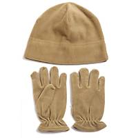 Polar Askeri Kum Beji Renk Bere & Eldiven Seti