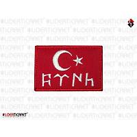 T�rk Bayra�� Armas� G�kt�rk�e T�rk Yaz�l� C�rtl� Model 1