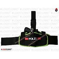 Bacak K�l�f� Siyah Ye�il ��ft  �arj�rl�kl� Tek Aparatl� C�rtl�