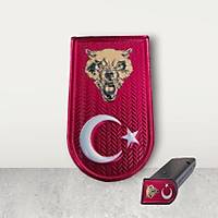Pvc �arj�r Alt� 2,5 x 4 cm / 3D Ay Y�ld�z T�rk Bayra�� B�r� Sticker 5 Adet