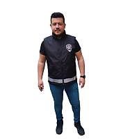 �zel G�venlik Yelek Yeni Model Reflekt�r Bask� ( Yeni Mevzuata Uygun ) Erkek Model