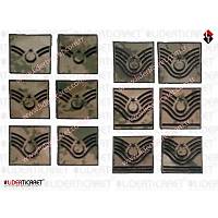 Jandarma Asayi� Kamuflaj Astsubay R�tbeleri 9 x 9 cm