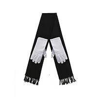 Atk� Siyah Renk ve Eldiven Beyaz Renk T�ren Merasim Seti �zel �retim