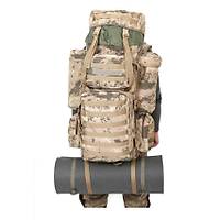 AskerVadisi Jandarma Kamuflaj Renk Operasyon Taktik Da�c� S�rt �antas� Cordura Kuma� 110+10 Litre