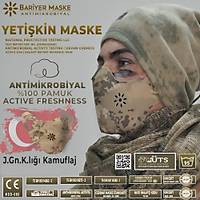 Antimikrobiyal Maske Jandarma Kamuflaj Renk Yeti�kin