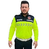 Trafik Jandarmas� Uzun Kol T�hirt Orjinal Renk Y�netmeli�e Uygun