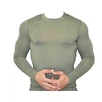 AskerVadisi Microfiber Termal Ti��rt Operasyon Ti��rt� Uzun Kol A��k Haki Renk