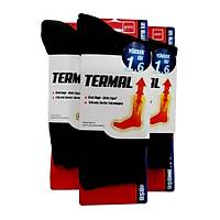 Erkek Siyah 3 �ift K��l�k Termal �orap 3 Adet