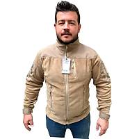 Taktik �ok Cepli Polar Mont Shoftshel Detayl� Bej Renk