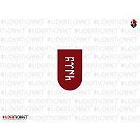 Sticker �arj�r Kapa�� G�kt�k�e T�rk Yaz�l� K�rm�z� Model 2 ( 4 Adet )