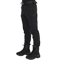 Tactical Shoftshell Siyah K��l�k ��i Polarl� Su Ve R�zgar Ge�irmez Pantolon