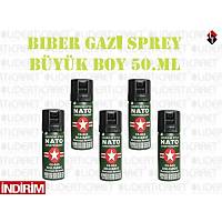 NATO Biber Gaz� 50 ml. (5 Adet)