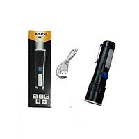 XHEL XH-50 K37 �arjl� Metal Kasal� Ultra LED Y�ksek Ayd�nlatmal� Zoom Ayarl� Avc� ve Kamp Feneri