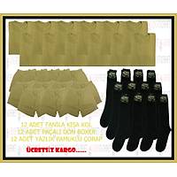 Asker �ama��r ve Siyah �orap Set 2