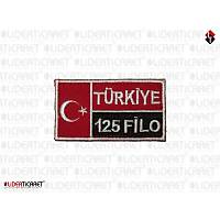 T�RK Bayra�� '' 125 F�LO'' T�RK�YE Yaz�l� Arma/Pe�