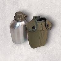 Al�minyum Matara Askeri Tip Haki Renk Ta��ma K�l�fl�