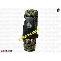 Paracord Bileklik Kamuflaj - Haki  Model 12