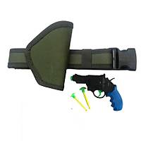 Asker Vadisi Haki Renk Asker �ocuk Kemer Palaska Seti+Oyuncak Tabanca Hediyeli