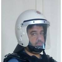 Koruyucu Beyaz Renk Korumal� Koruyucu Kask Robocop Kiyafeti ��in