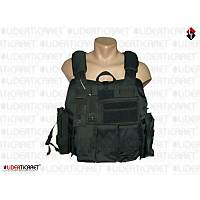 Lider Army Tam Donan�ml� H�cum Yele�i Siyah Renk Solaklar ��in