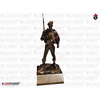  Komando Heykeli 30 Cm Boyut, Makineli T�fekli, S�rt �antal�