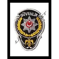 ''G�VENL�K''' Yaz�l� G���s Armas� Siyah Renk Sar� Nak�� ��leme