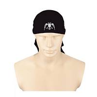 AskerVadisi �ift Ba�l� Kartal Bask�l�  Bandana Siyah Renk 70 x 70 x 100 cm �l��lerinde